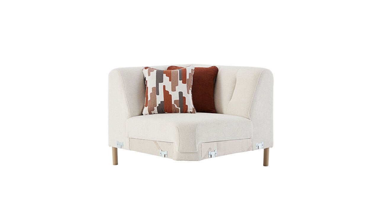 Atlanta Köşe Parçası Krem