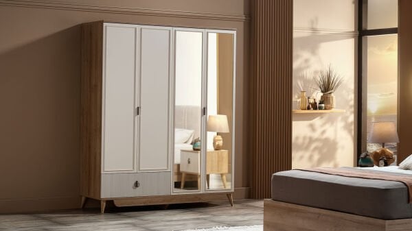 Caldera 4 Kapaklı Gardırop