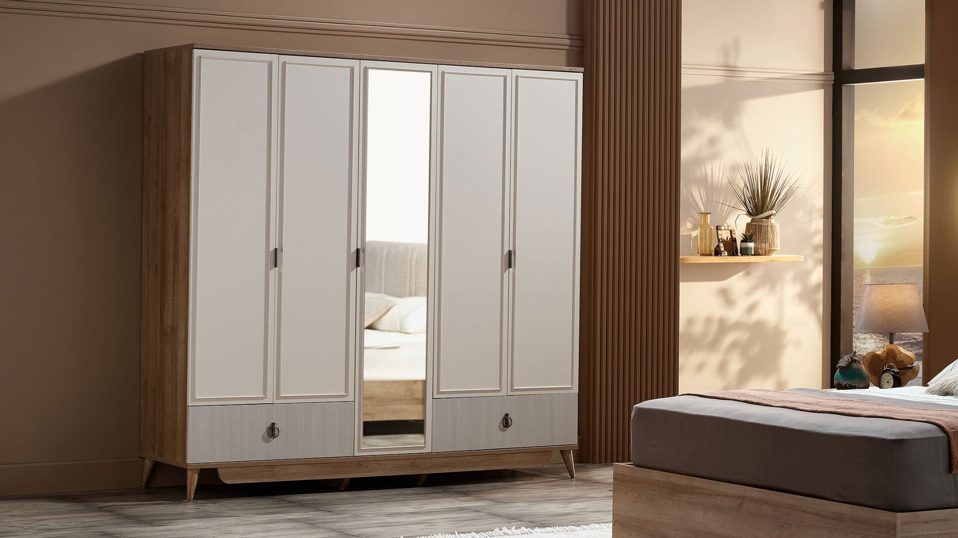 Caldera 5 Kapaklı Gardırop