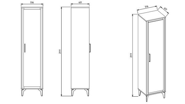 Monaco Portmanto Ayakkabılık Ünitesi