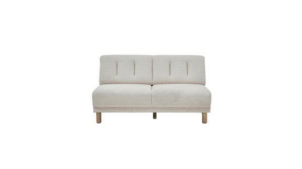 Atlanta Kolsuz İkili - Krem - Meşe Renk Ayak