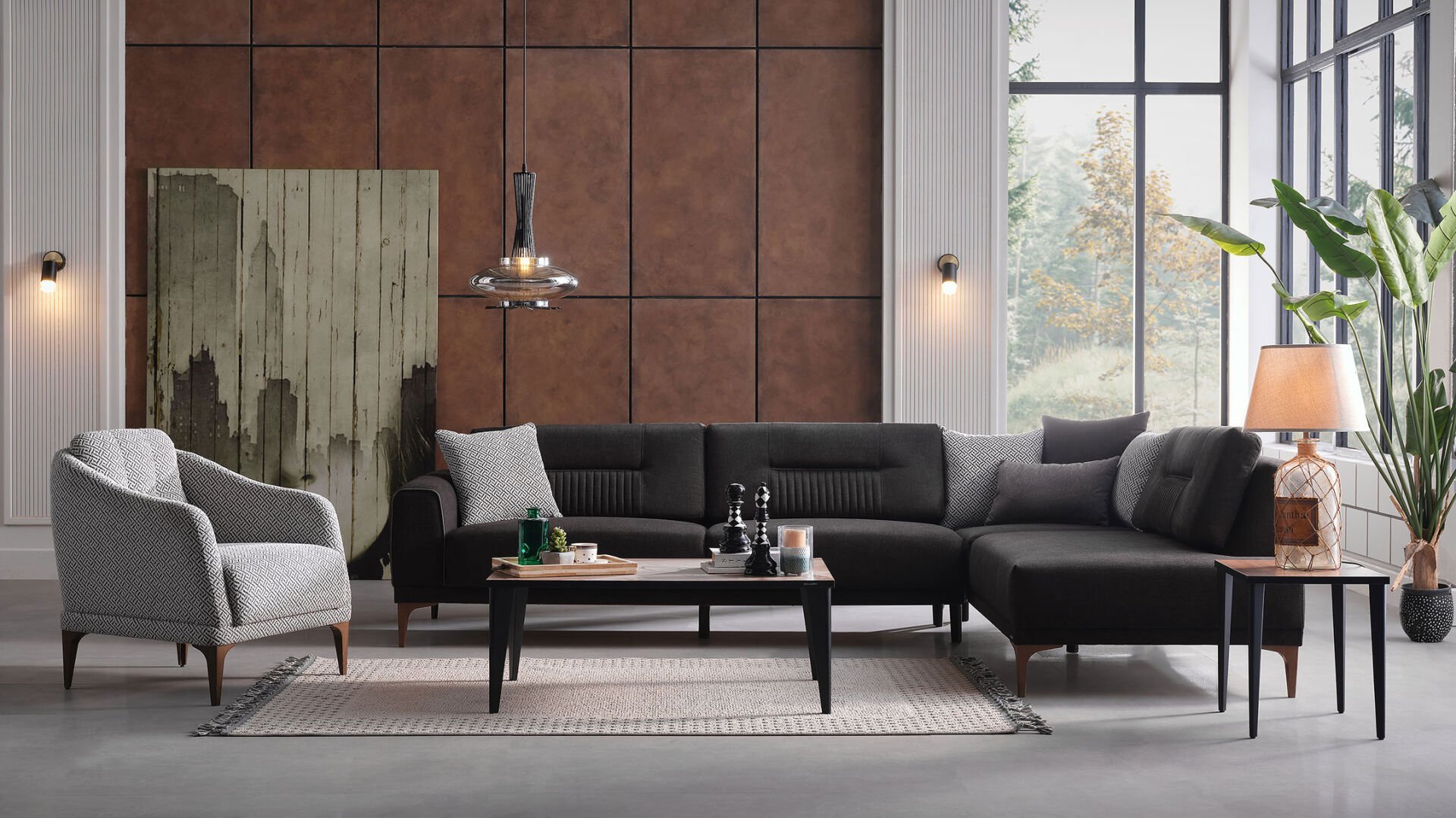 Seul Köşe Koltuk - Antrasit