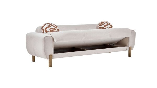 Rozy Üçlü Koltuk - Bej