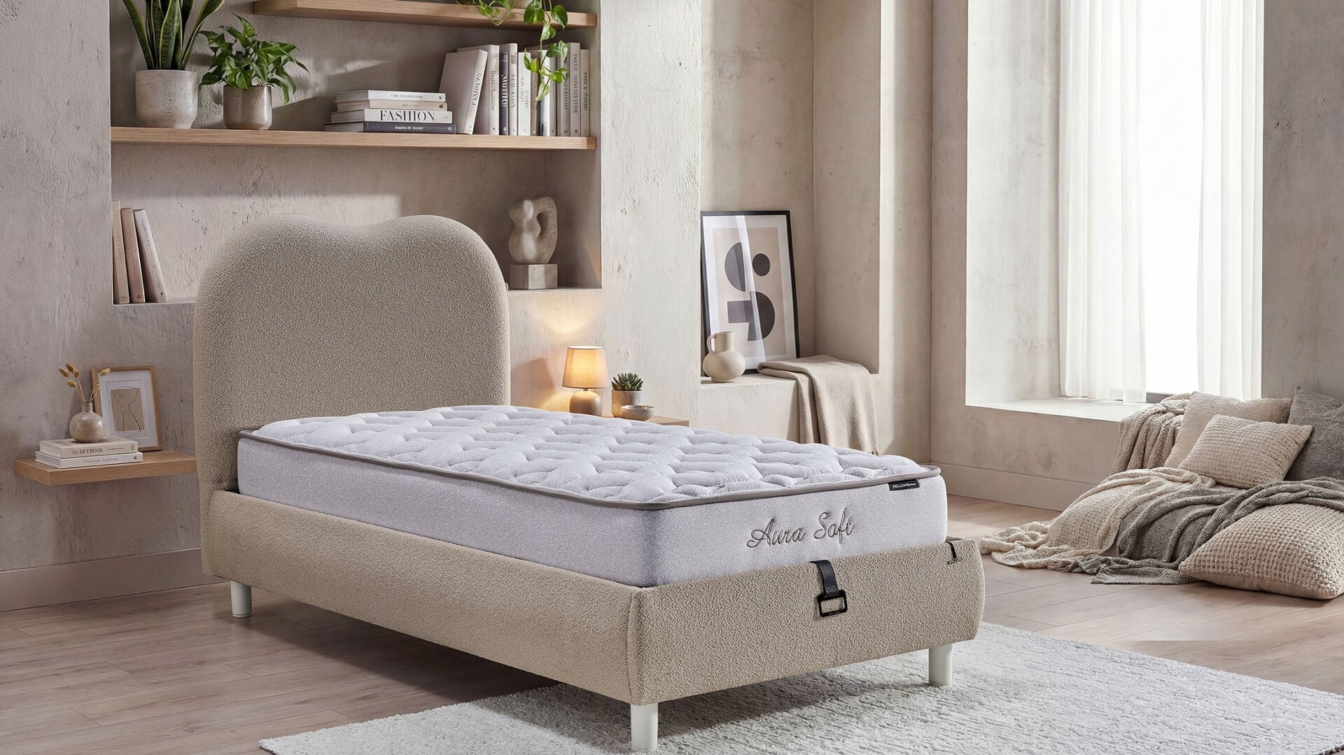 Aura Soft Baza Koyu Vizon - 90X190