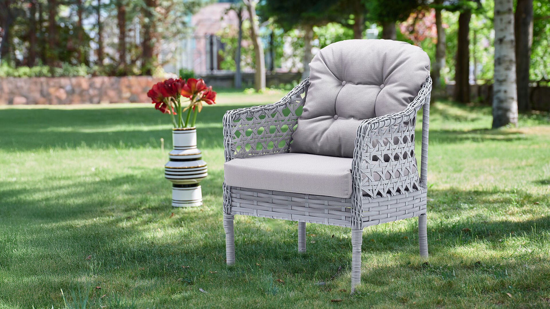 Pernilla S Tekli Koltuk Gri