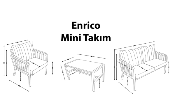 Enrico Mini Bahçe Takımı