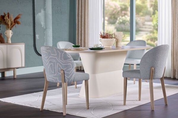 Claris Sandalye Desenli 6374 2 li