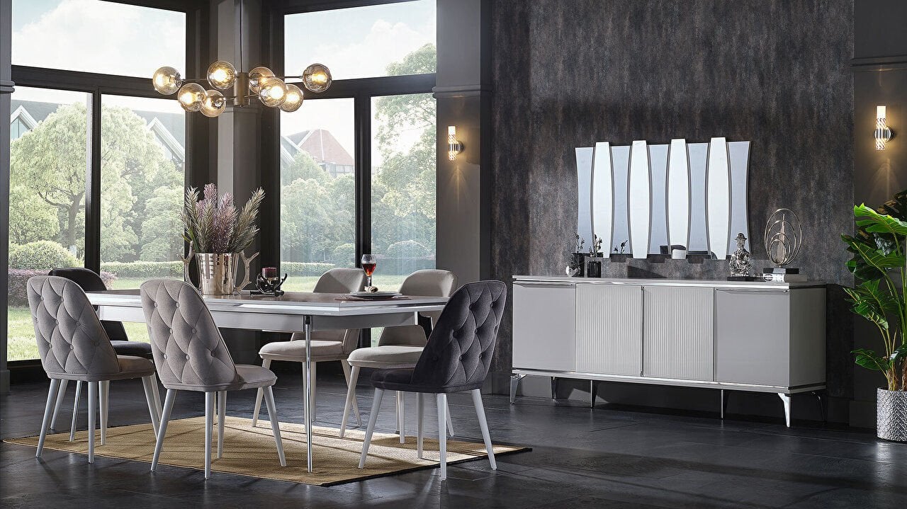 Loretto Sandalye 6321 2 li Antrasit