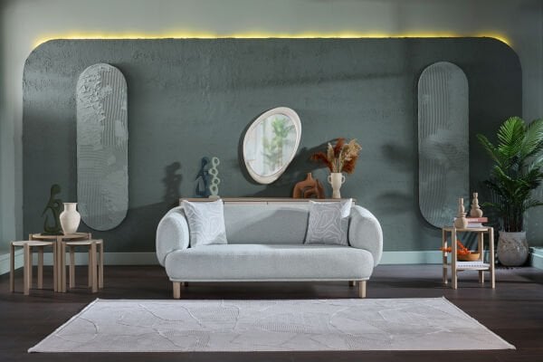 Claris İkili Koltuk - Mint Yeşili