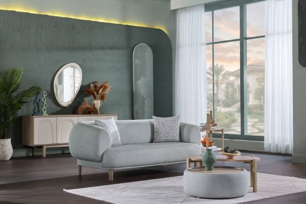 Claris İkili Koltuk - Mint Yeşili