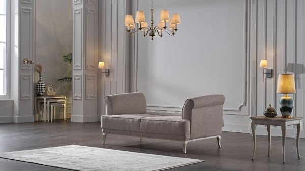 Andera İkili Koltuk Gri