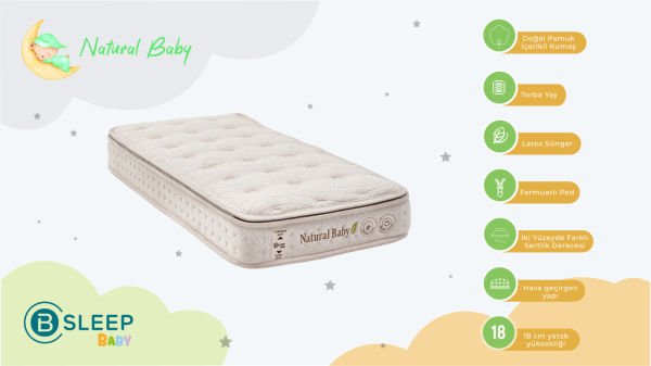 Natural Baby Bebek Yatak 80X130