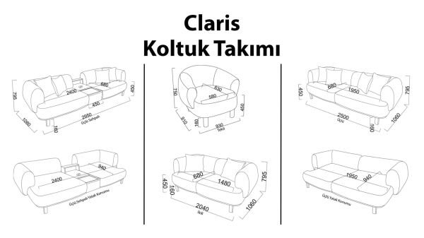 Claris Koltuk Takımı