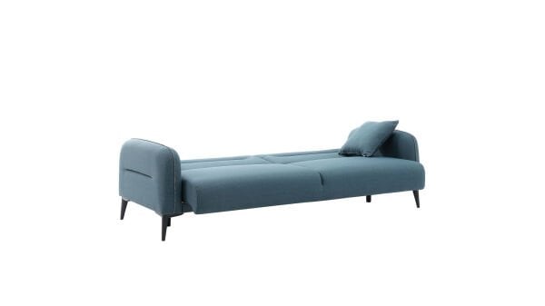 Riga Üçlü Koltuk - Yeşil - Siyah Renk Ayak