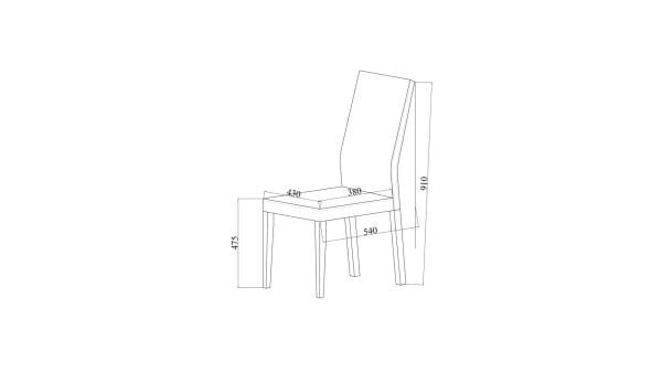 Majer Sandalye 4077 2 li