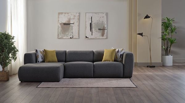 Picasso Köşe Sağ Koltuk - Gri Gri