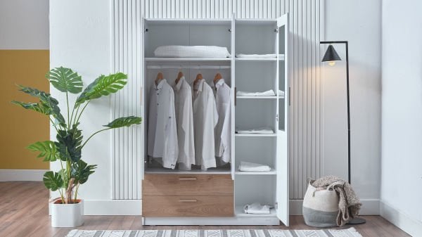 Carlo 3 Kapaklı Gardırop