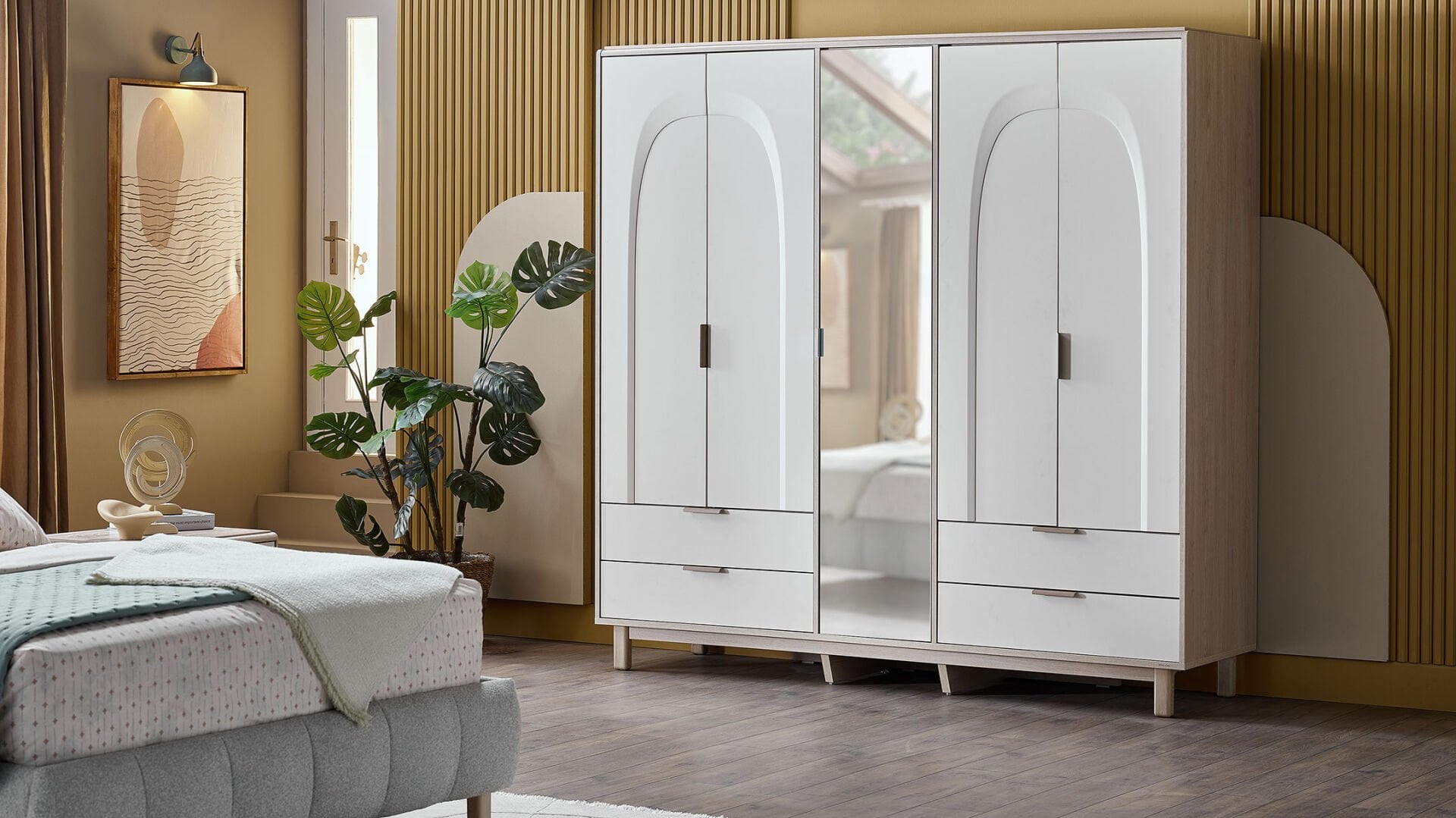 Claris 5 Kapaklı Gardırop