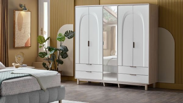 Claris 5 Kapaklı Gardırop