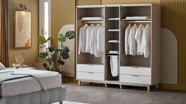 Claris 5 Kapaklı Gardırop