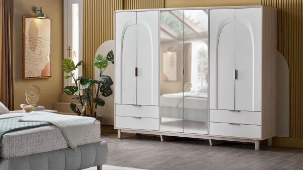 Claris 6 Kapaklı Gardırop