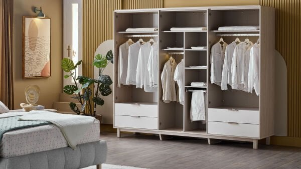 Claris 6 Kapaklı Gardırop