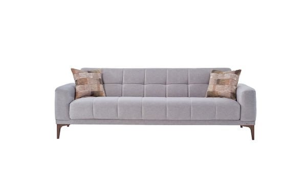 Palermo S Üçlü Koltuk - Ceviz Renk Ayak