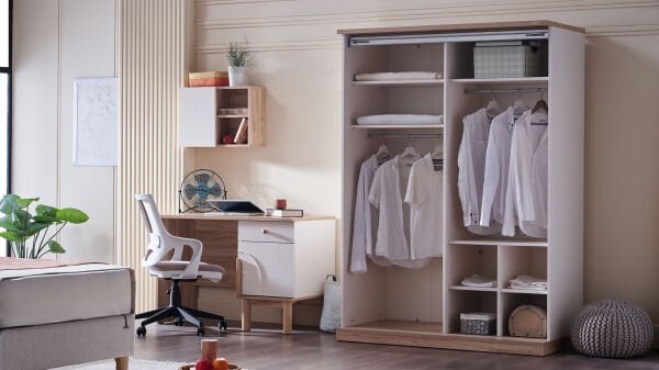 Boheems Genç Odası Sürgülü Gardırop