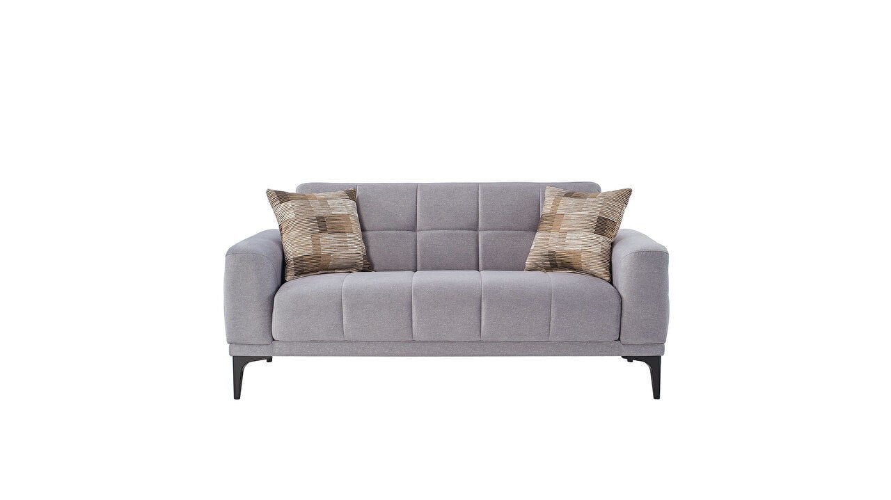 Palermo S İkili Koltuk - Siyah Renk Ayak