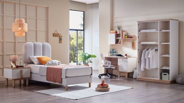 Boheems 3 Kapaklı Gardırop