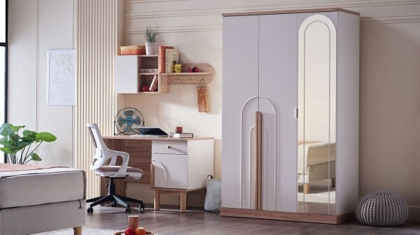 Boheems 3 Kapaklı Gardırop