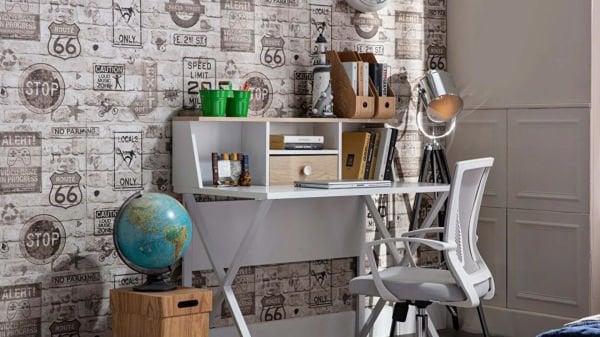 Intro Çalışma Masası Üst Kitaplık