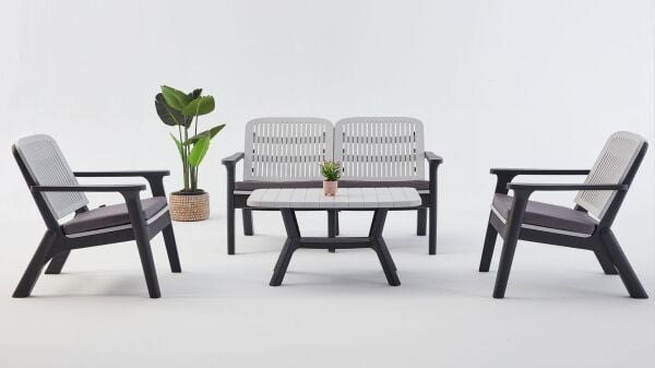 Arya Bahçe Mobilyası Takımı - Gri