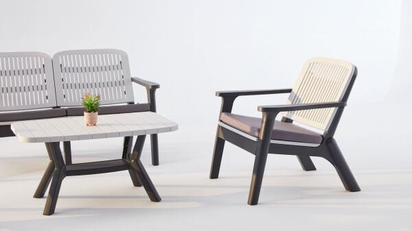 Arya Bahçe Mobilyası Takımı - Gri