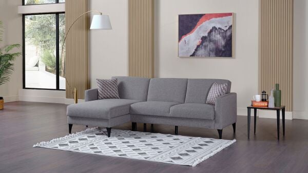 Enola Corner Sofa - Gray