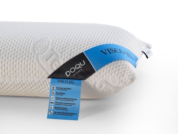 Viscojel Yastık 60 x 40 + 15 cm - Beyaz
