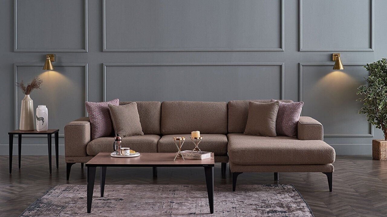 Lubin Köşe Sol Koltuk - Vizon