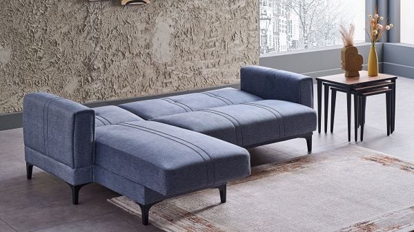 Ruby S Uzanmalı Köşe Sağ Koltuk - Lacivert Lacivert