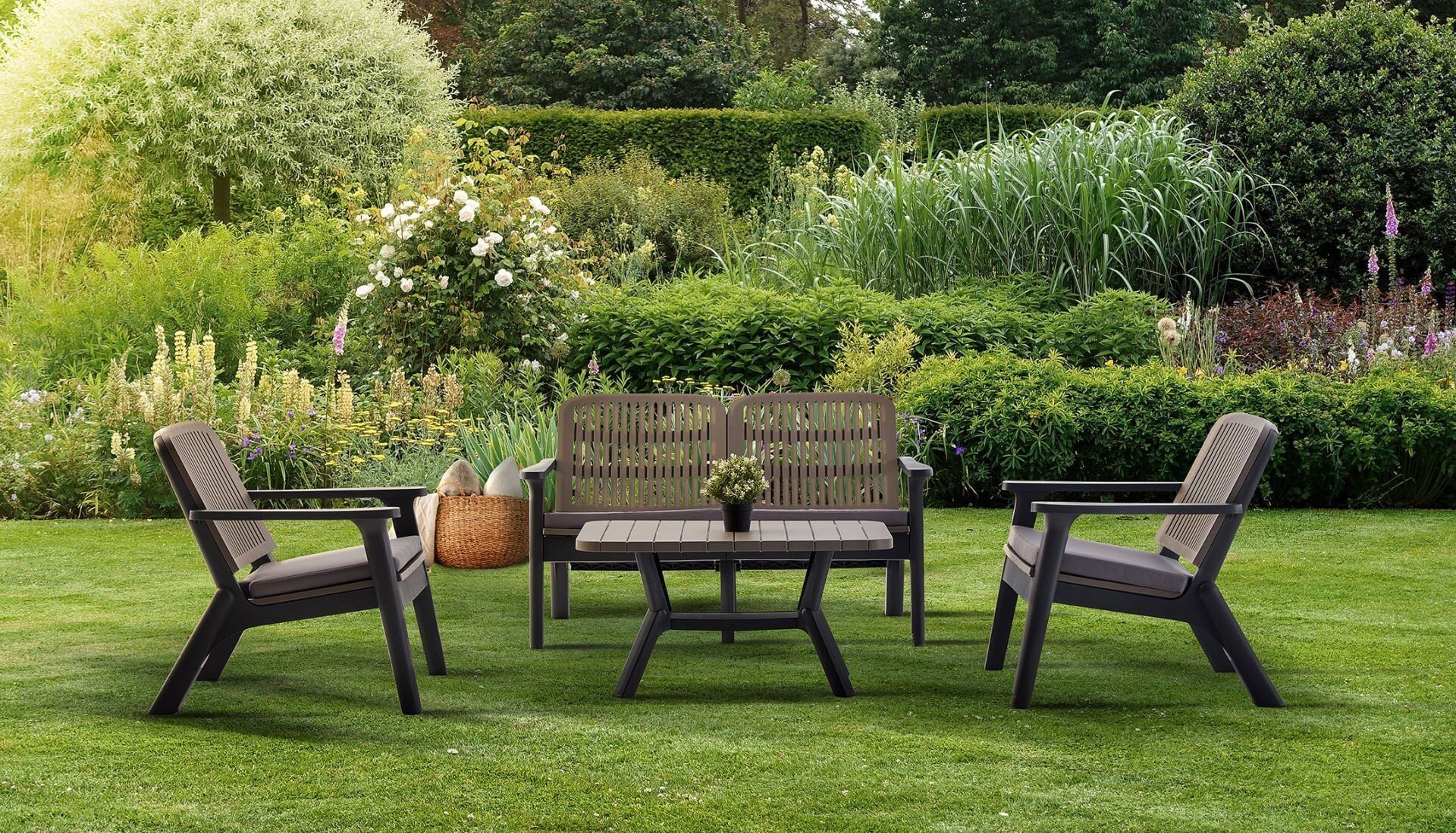 Arya Bahçe Mobilyası Takımı - Vizon Vizon