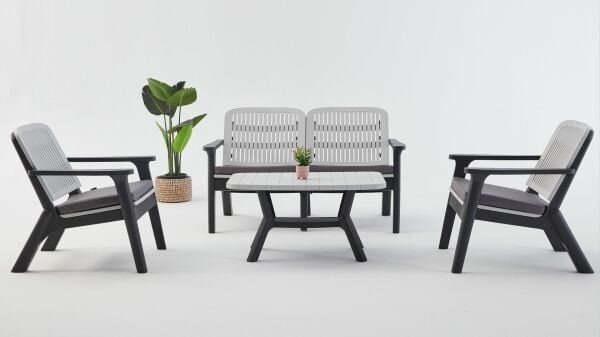 Arya Bahçe Mobilyası Takımı - Gri Gri