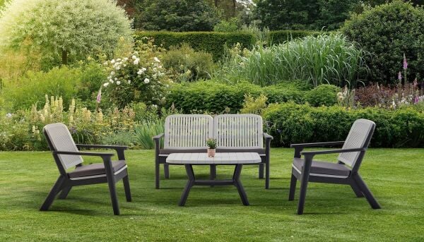 Arya Bahçe Mobilyası Takımı - Gri Gri