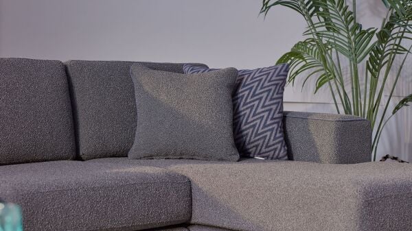 Lubin Köşe Sol Koltuk - Koyu Gri Koyu Gri