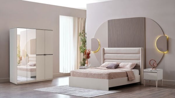 Nadia 4 Kapaklı Gardırop