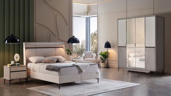 Mona 4 Kapaklı Gardırop