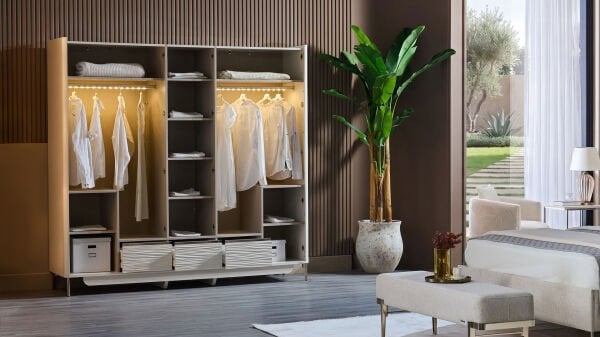 Marietta 5 Kapaklı Gardırop