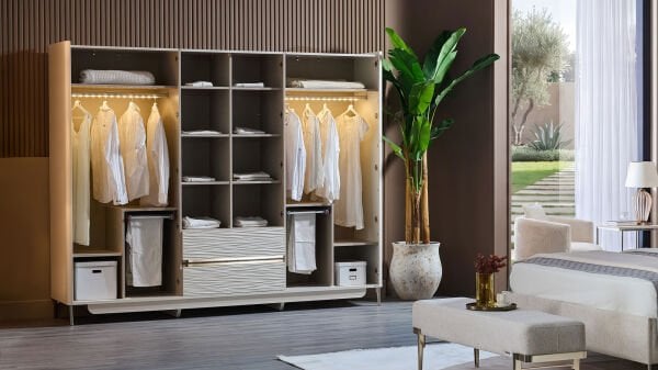 Marietta 6 Kapaklı Gardırop