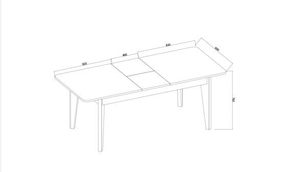 Mavenna Açılır Yemek Masası