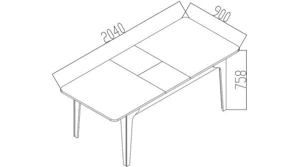 Monaco Açılır Yemek Masası