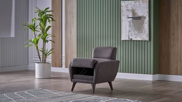 Flexy Tekli Koltuk Gri