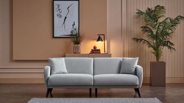 Flexy Üçlü Koltuk Açık Gri